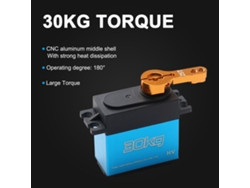 Servo Digital 30kg Engrenagem Metal Água Resistente Para Carros Rc Robôs Barcos 1/8 1/10 1/12 Com Braço 25t