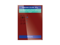 FABRIANO Cartulina A4 185 g/m² Rojo Cereza 50 Hojas