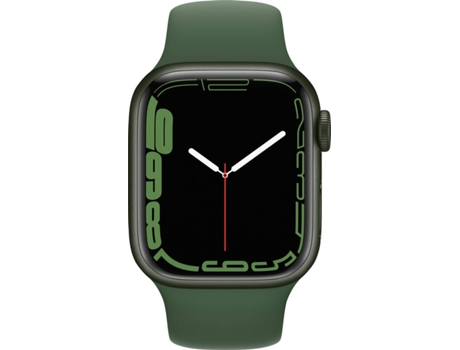 APPLE Watch Series 7 GPS 41 mm Verde con Correa Deportiva Trébol