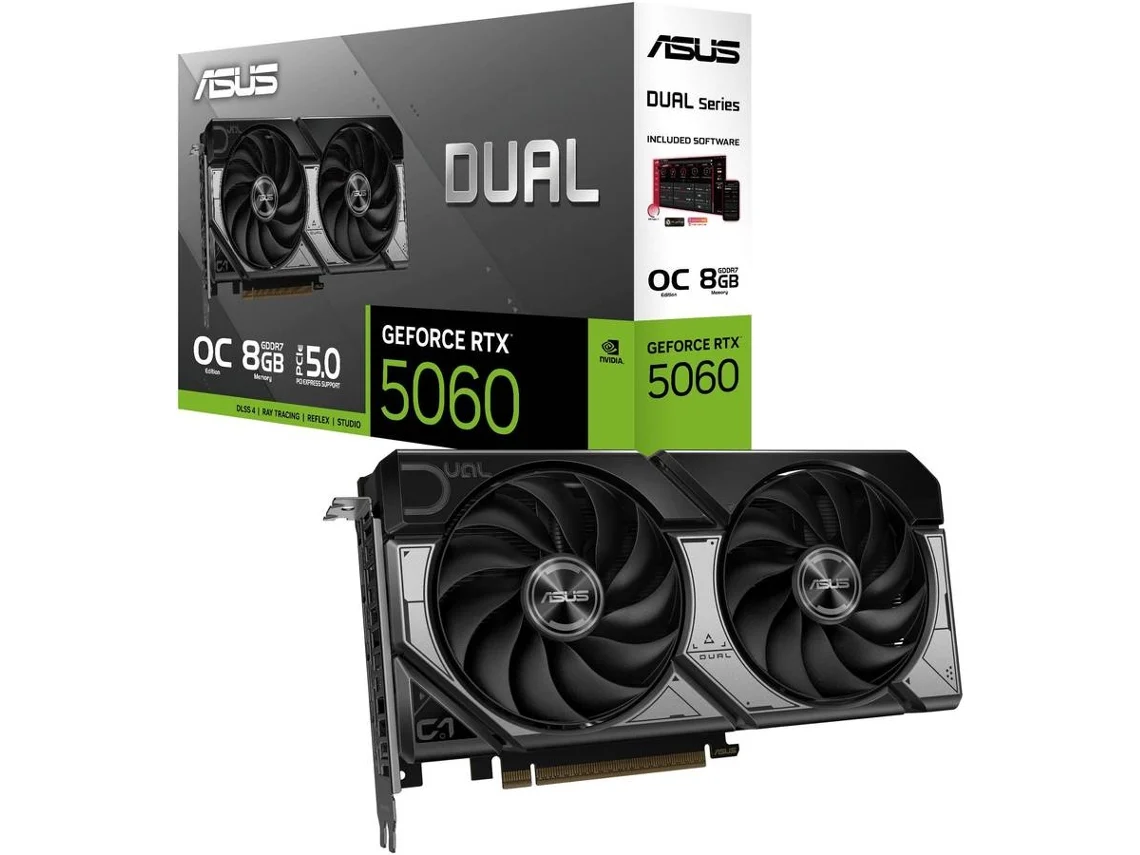 Tarjeta gráfica Asus Dual Rtx 5060 O8g