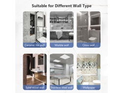 Dispensador de toallas de pared con cerradura y soporte múltiple