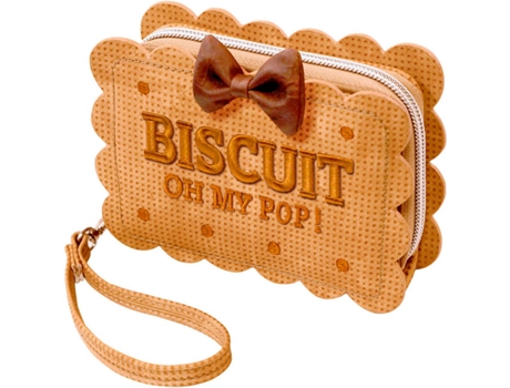 Cartera OH MY POP! Biscuit pequeña (Beige - 9x12.5x3cm)