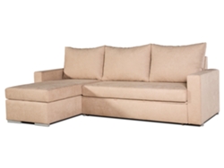Sofá Cama MATRIS Saint-Tropez Izquierda (Beige - Tejido - 153x95 cm)