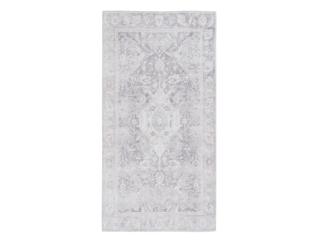 Alfombra BIGBUY HOME (80.00 x 150.00 x 11.00 cm - Poliéster - Gris)