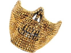 Máscara Estilo Caveira Halloween Festa Cosplay Decorativa L Profeta Dourado