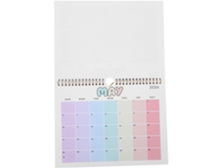 Calendario Anual De Pared 2026 Con Espiral, 28x21 Cm, Calendario Mensual Minimalista Para El Hogar
