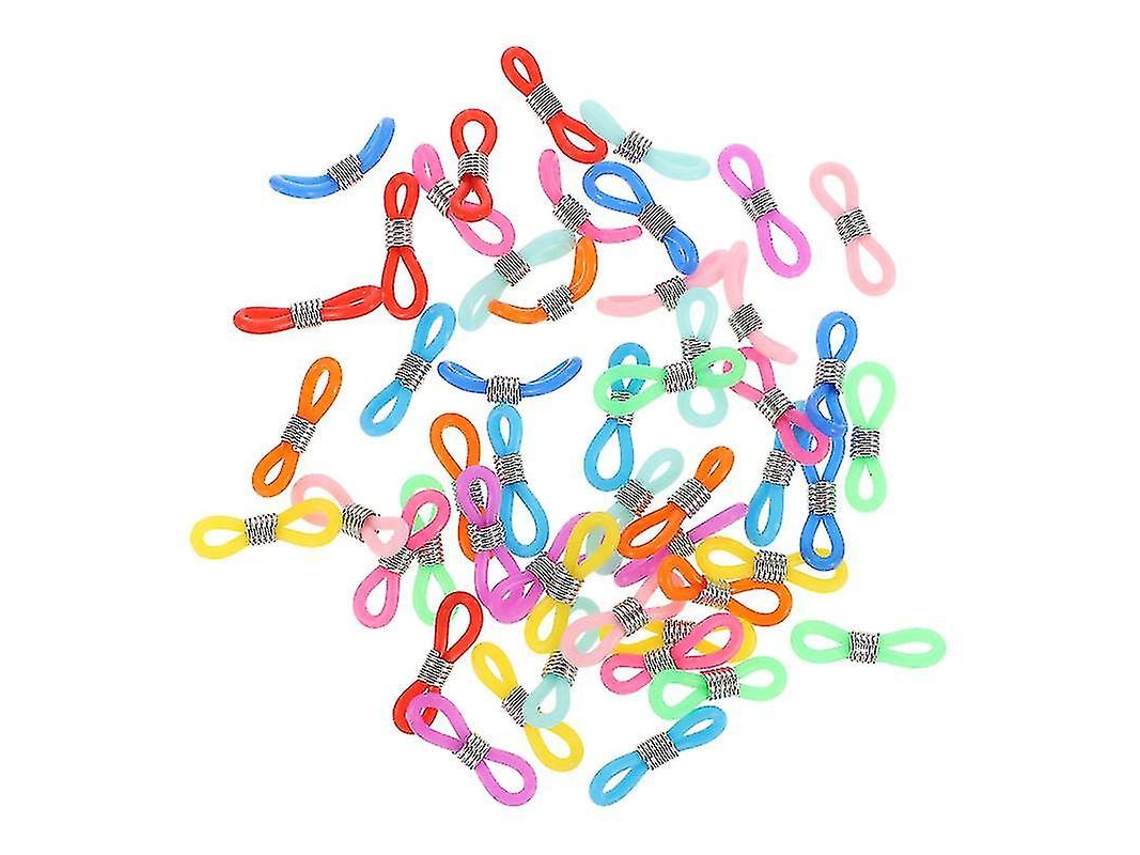 50 piezas de silicona antideslizante para gafas, ganchos para las orejas, accesorios para gafas Rosewell
