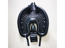 Lavabo Hinchable De Pvc Para Champú - Lavabo Negro Con Bomba Manual