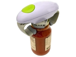 Abridor de tarros automático, abretarros de un solo toque, utensilio de cocina, abrelatas eléctrico para personas mayores y nostálgicos.