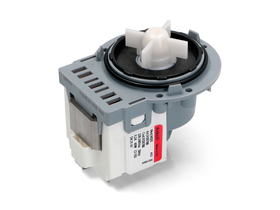 Bomba Eléctrica 40w Copper - Askoll Para Lavadora Pmp000un