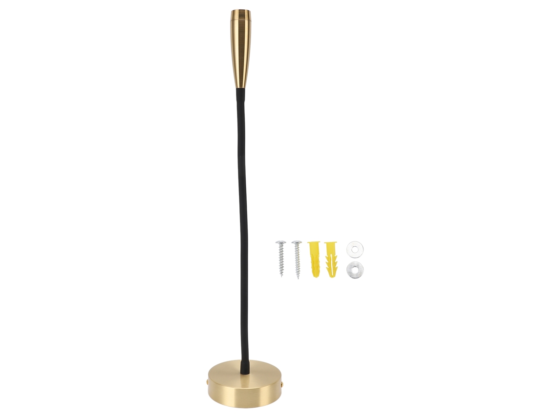2026-lámpara De Pared Con Brazo Flexible 3w 200 Lm Luz De Lectura Montada En Pared Aluminio