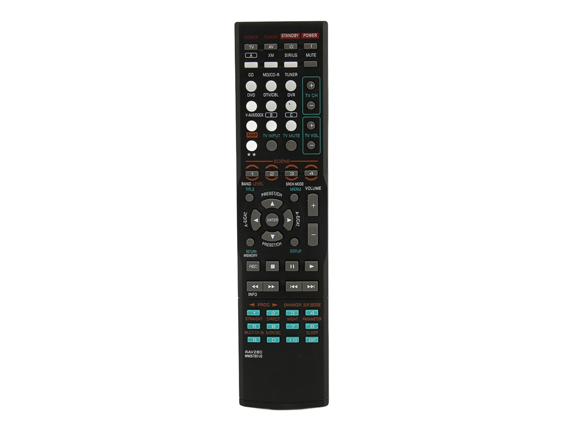 Mando A Distancia De Repuesto Rav280 Wn05780 Para Receptores Av Rxv563, Rx V463, Rx V463bl Y Rx V563bl.