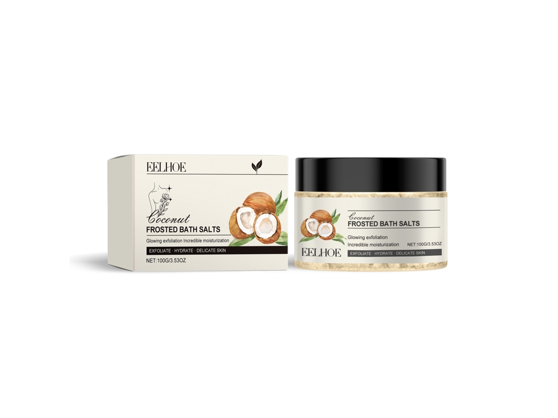 Exfoliante de baño de sal de coco