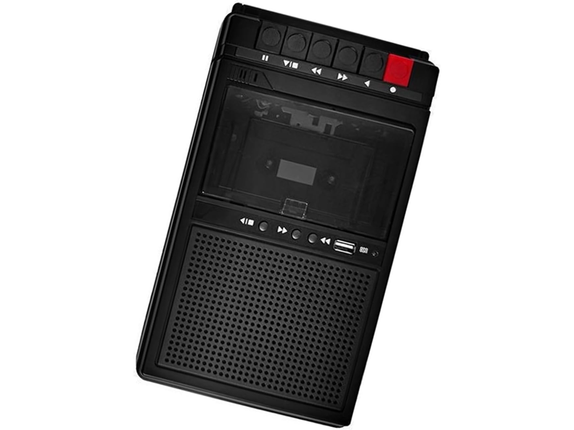 Grabadora De Cinta Portátil Retro Con Puerto Usb Para Reproducción De Sonido Y Grabación En Exteriores.