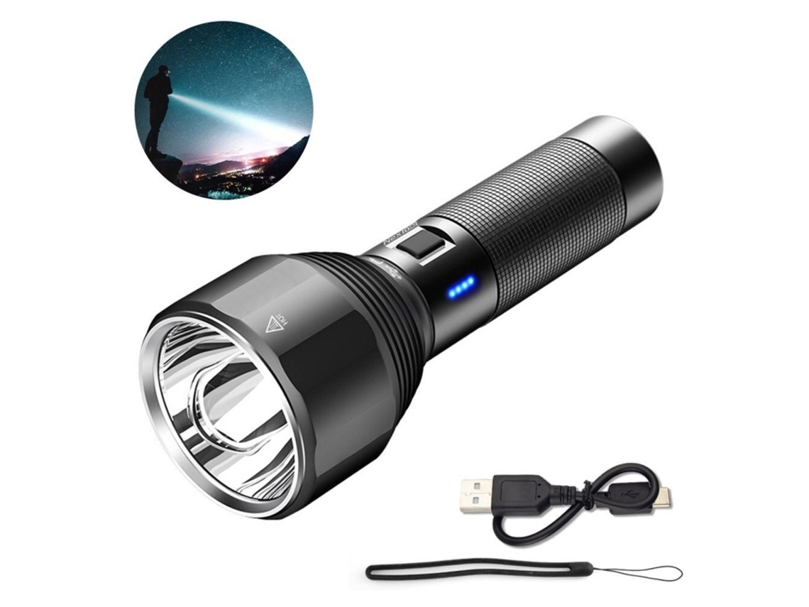 Linterna recargable impermeable