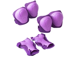 Kit de protección infantil 6 en 1, Talla: S, Morado
