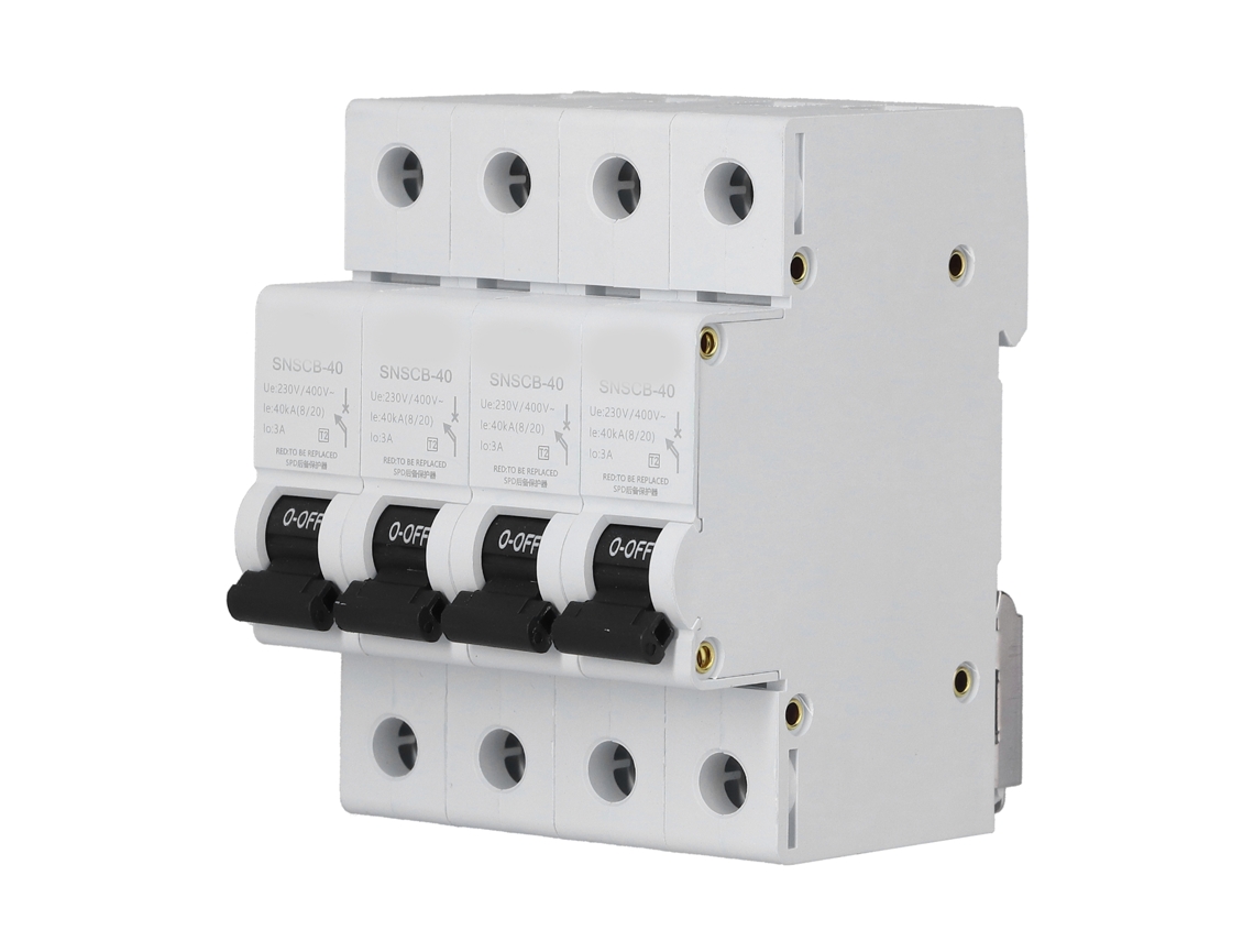 Disyuntor de tensión SCB 4p40ka (protección contra rayos, baja tensión)
