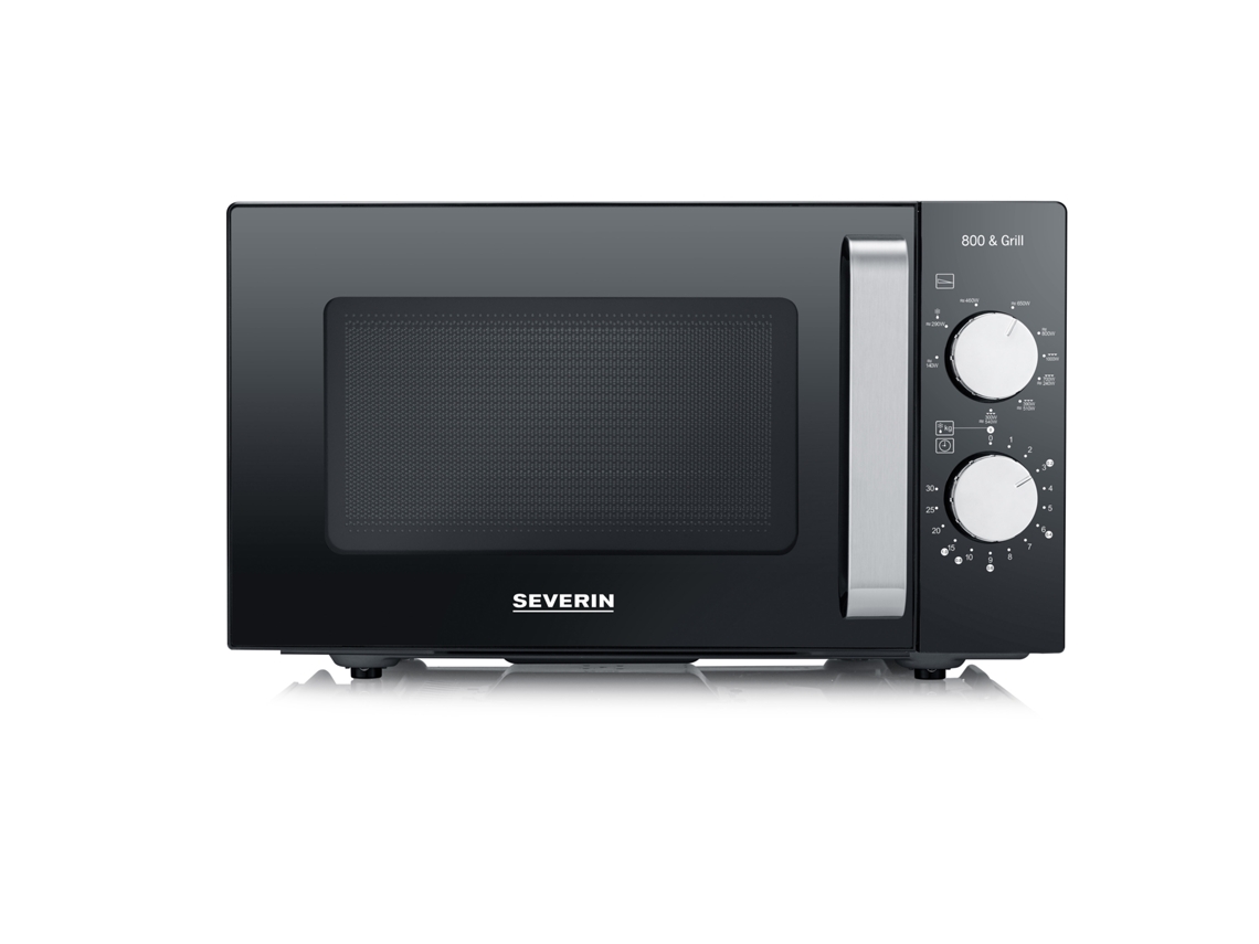 Microondas SEVERIN MW7762  (20 L - Con Grill - Negro)