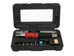 10pcs Soldador De Gas Butano Inalámbrico Hs-1115k Kit De Soldadura Torcha Multifunción (rojo)