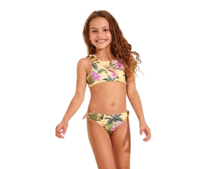 Traje de baño de 2 piezas para niña BANANA MOON M Peanuts Limetropic 4 ans