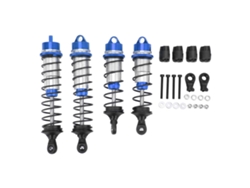 Amortecedor De Choque Dianteiro E Traseiro De Liga De Alumínio Para Carros Rc Arrma 1/7 1/8 Azul