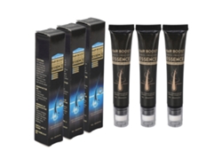 3pcs Sérum Orgânico Para Crescimento Capilar Com Rolo 20ml - Massagem Nutritiva E Cuidado Capilar