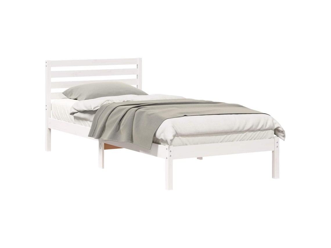 Maison Exclusive - Estructura De Cama 90 X 210 Cm Madera De Pino Macizo