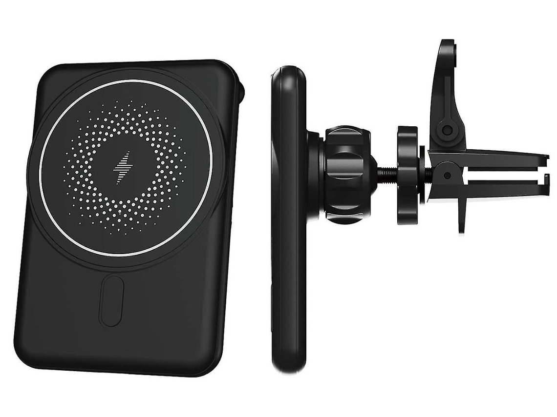 Cargador Sem Fio Carro Mag Safe Yizhood Negro