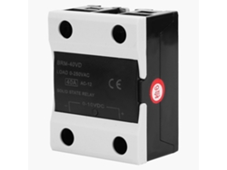 Relé De Estado Sólido Berm Brm-40vd 40a Dc 0~10v - Ac 0~ Retardante De Llama