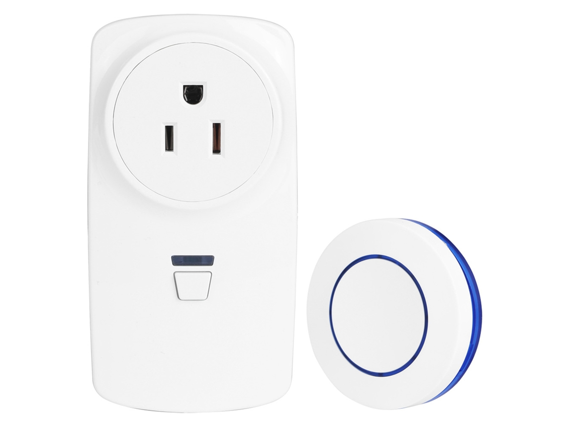 Enchufe Con Control Remoto Inalámbrico, Toma De Corriente De 2 Vías, 2000 W, Enchufe Estadounidense, Azul, Para Electrodomésticos.