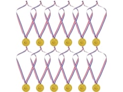 50 medallas deportivas para fútbol, aleación de metal.