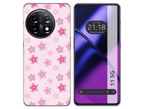 Funda Silicona para Oneplus 11 5G diseño Flores Dibujos