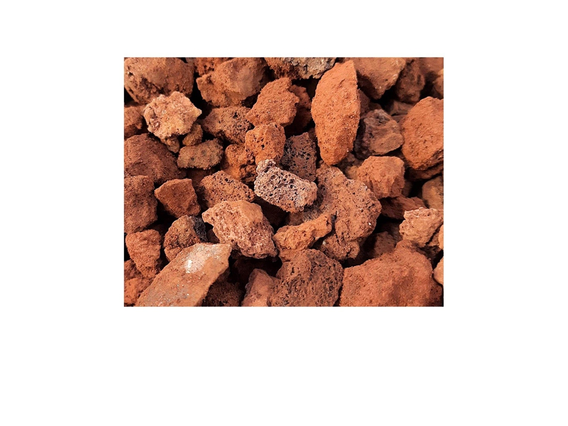 Piedra De Grava Volcánica | Saco De 20 Litros 4 Sacos De 12/25