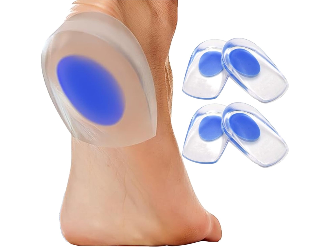 2 pares de plantillas de gel para el talón