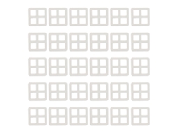 30 Piezas De Ventanas De Madera En Miniatura 1:12 Para Decoración De Casas De Muñecas Diy 4x4cm Blancas