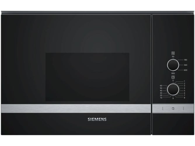 Microondas Integrable SIEMENS BF550LMR0 (25 L - Sin grill - Negro)