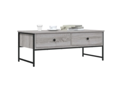 Mesa De Centro | Mesa De Café | Mesa De Salón Madera De Ingeniería Gris Sonoma 101x49x39,5 Cm