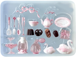 Moldes De Silicona Para Decoración De Uñas Con Temática De Postres, Formas Transparentes