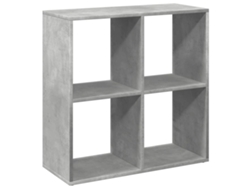 Maison Exclusive - Librería Divisora Madera Gris Hormigón 69,5x29x69,5 Cm