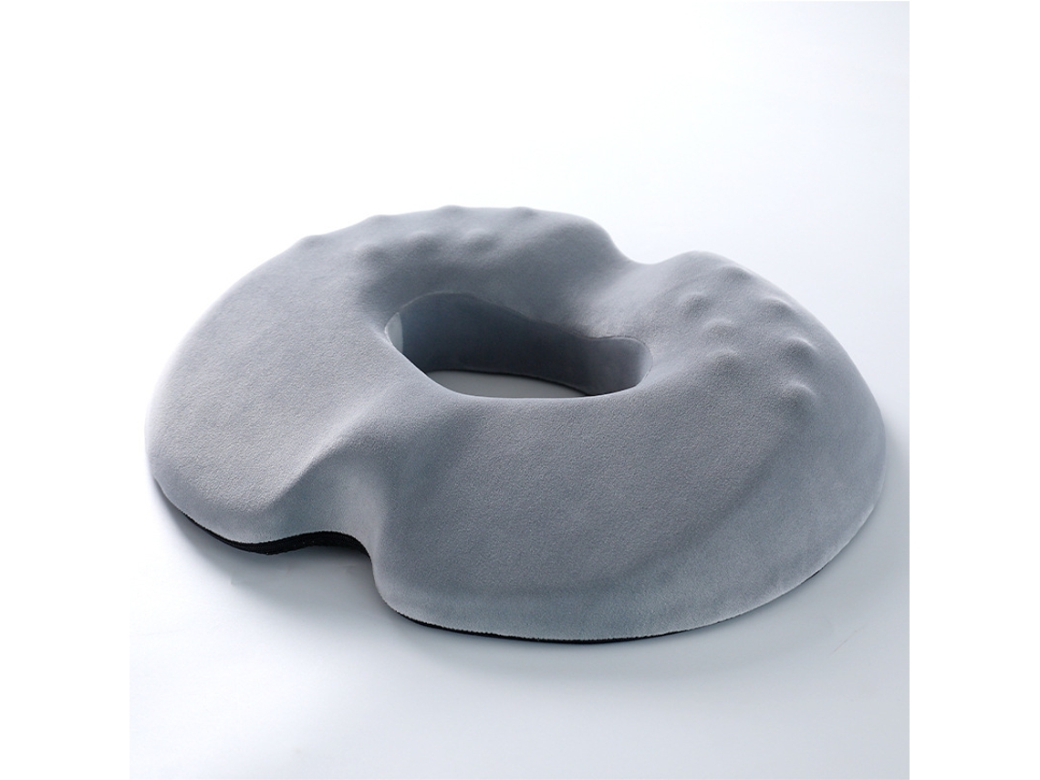 Cojín De Asiento De Oficina En Espuma De Algodón Viscoelástica, Estilo Femenino, Gris Digitallab