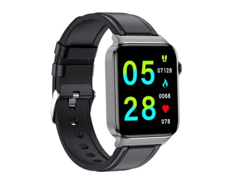 Smartwatch CHRONUS 1,83'' con Monitor de Frecuencia Cardiaca y Oxígeno en la Sangre Negro