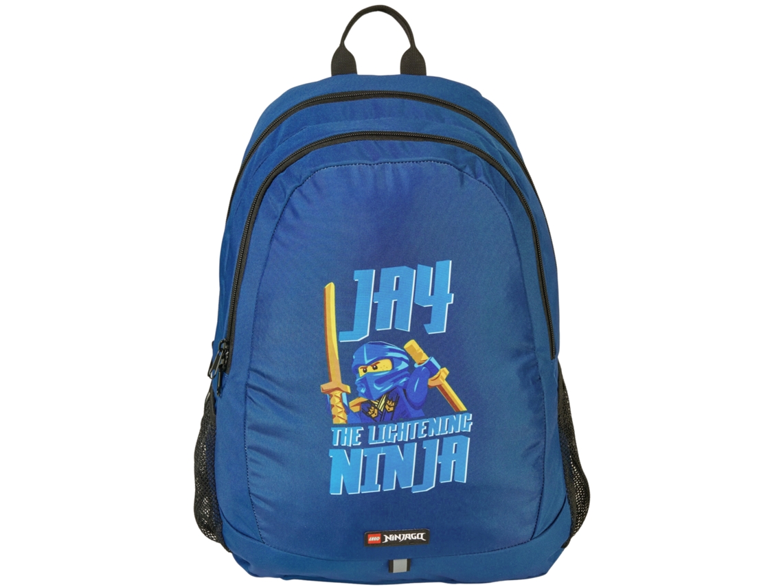 Mochila escolar Ninjago 20279 2512, para un niño, mochilas Lego (azul, talla única UE)