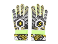 Guantes De Portero De Fútbol Para Niños Con Resistencia A Los Impactos Y Agarre Amarillo, Talla 6
