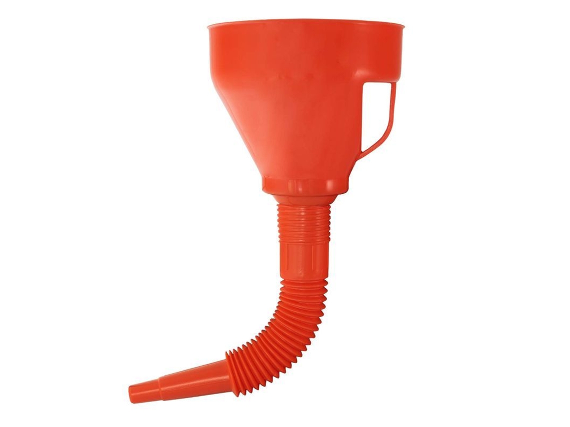 Embudo Universal 1 Litro Con Borde Antiderramamiento Y Cuello Desmontable Para Aceite, Combustible Y Líquidos