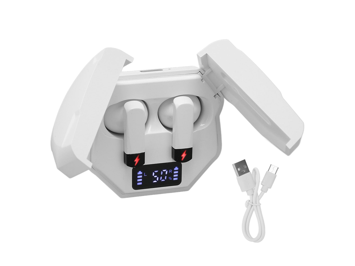 Auriculares Con Traductor, 144 Idiomas, Bluetooth 5.3, Cancelación De Ruido, Estéreo Blanco.