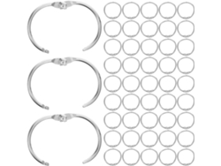 100 Anillas Metálicas Para Encuadernar Con Abertura De 2 Cm Y Diámetro Interior De 20 Mm.