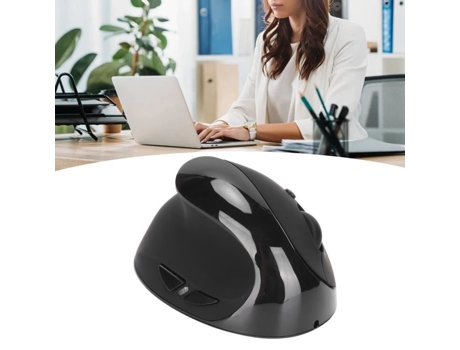 HURRISE Ratón vertical para zurdos Teclado blanco recargable con cable con diseño de computadora profesional