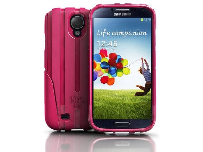 Carcasa Samsung Galaxy S4 ISKIN exo Rosa
