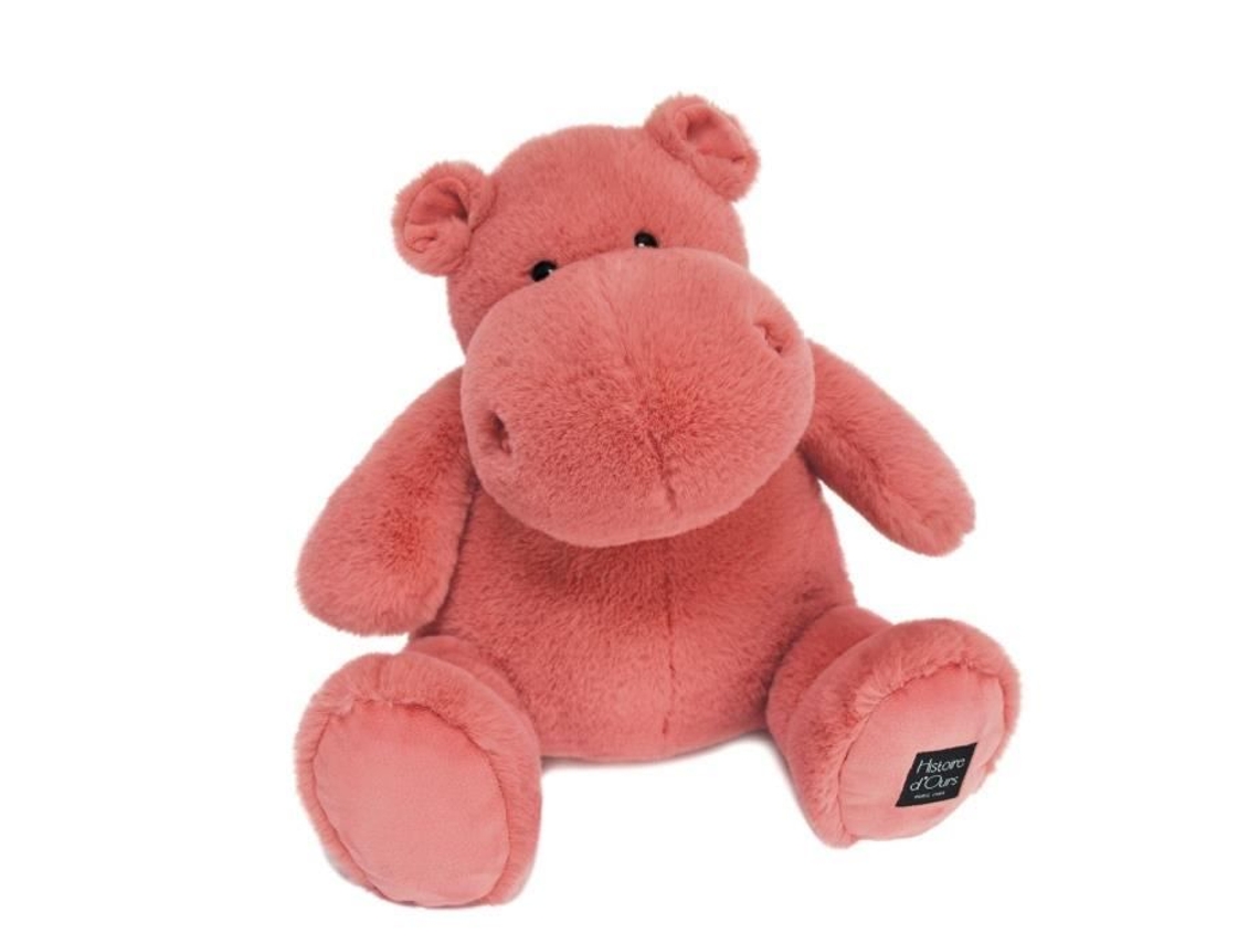Peluche Hipopótamo Bear Story 40cm Rosa Nacimiento Mixto HISTOIRE D'OURS