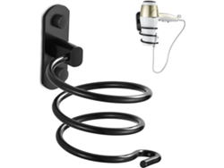 Soporte para secador de pelo adecuado para 2025, montaje en pared, soporte de pared para cabello con GOKOCO